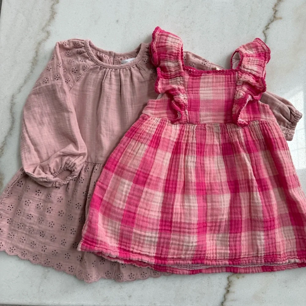 ZARA Tucker & Tate dress size 18-24m lot set duo bundle - Picture 1 of 11
